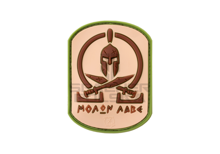naszywka gumowa patch na rzep naszywka 3d molon labe
