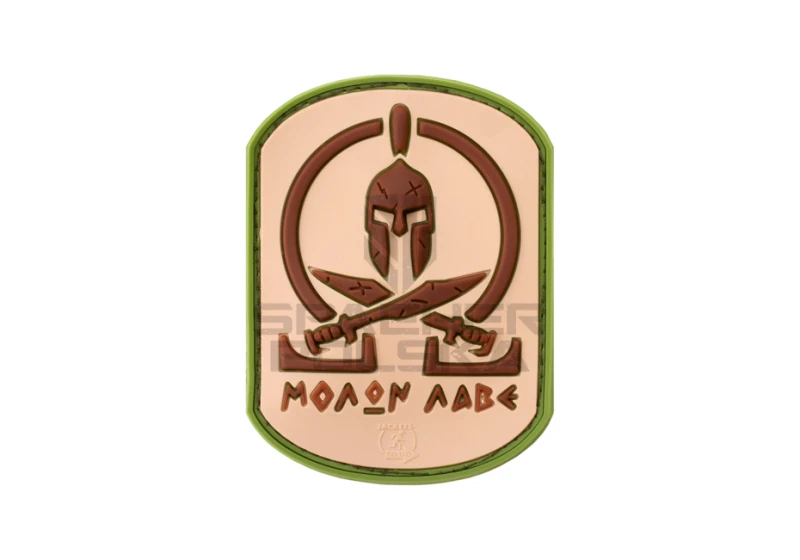 naszywka gumowa patch na rzep naszywka 3d molon labe