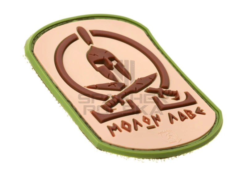 naszywka gumowa patch na rzep naszywka 3d molon labe