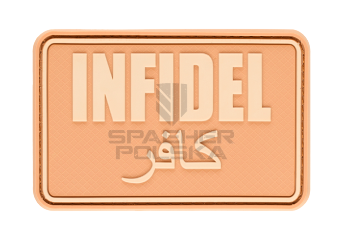 naszywka gumowa patch na rzep naszywka 3d infidel