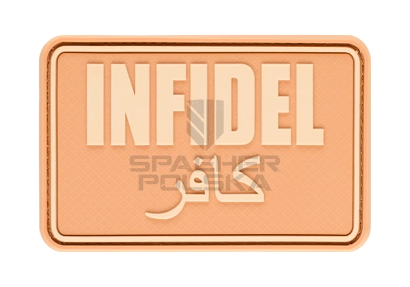 naszywka gumowa patch na rzep naszywka 3d infidel