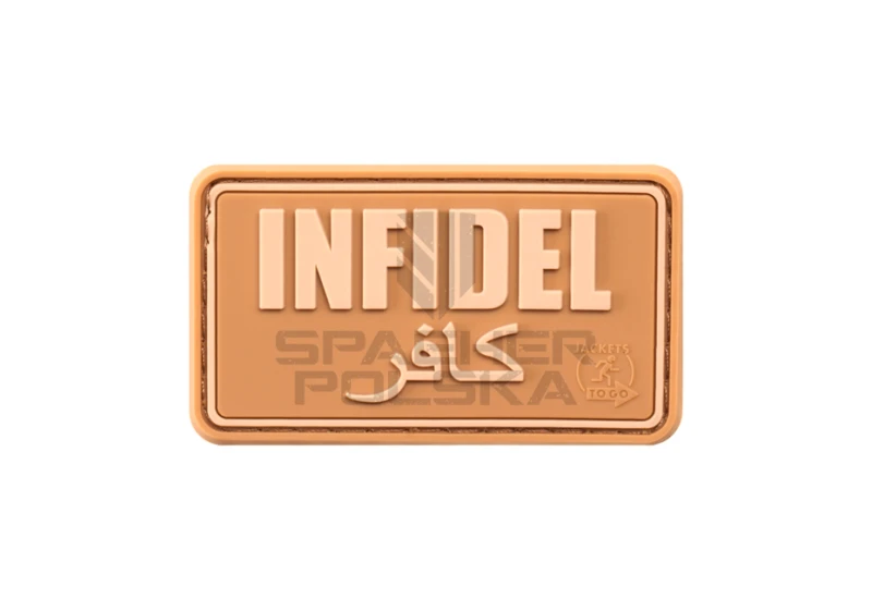 naszywka gumowa patch na rzep naszywka 3d infidel