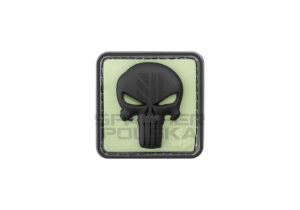 naszywka gumowa patch na rzep naszywka 3d punisher