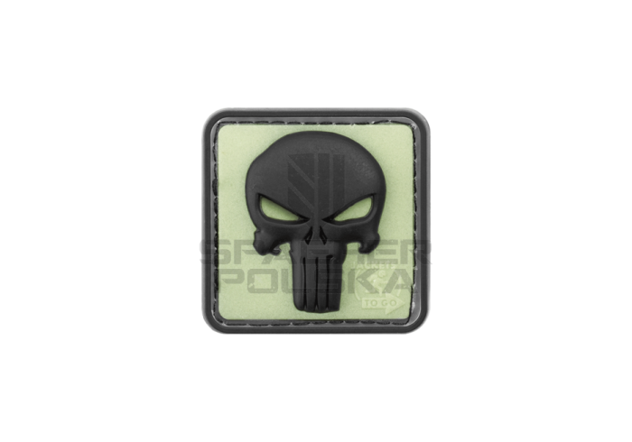 naszywka gumowa patch na rzep naszywka 3d punisher
