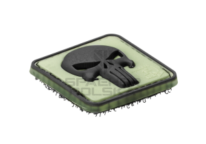 naszywka gumowa patch na rzep naszywka 3d punisher