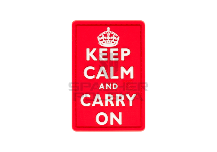 naszywka gumowa patch na rzep naszywka 3d keep calm