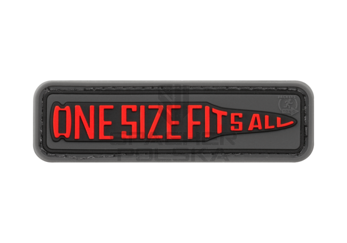 naszywka gumowa patch na rzep naszywka 3d one size fits all