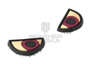 naszywka gumowa patch na rzep naszywka 3d angry eyes