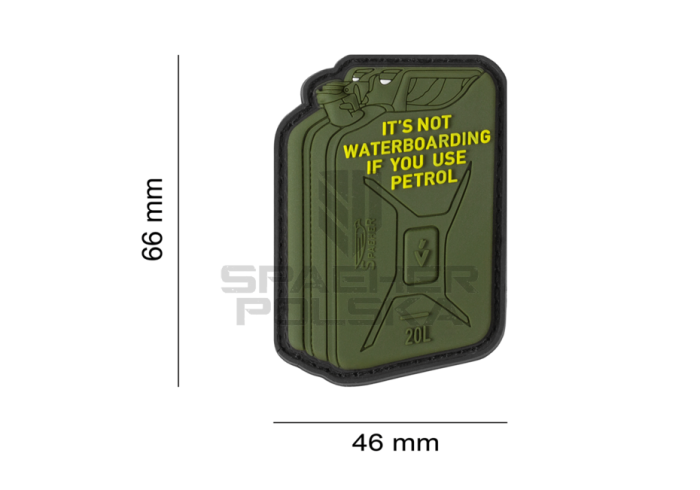 naszywka gumowa patch na rzep naszywka 3d not for every body