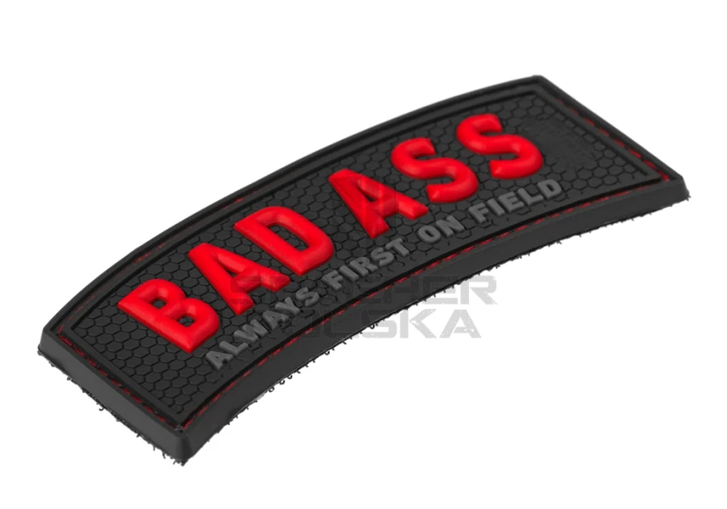 naszywka gumowa patch na rzep naszywka 3d bad ass