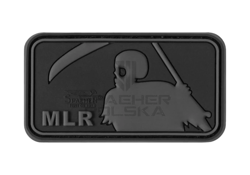 naszywka gumowa patch na rzep naszywka 3d mlr