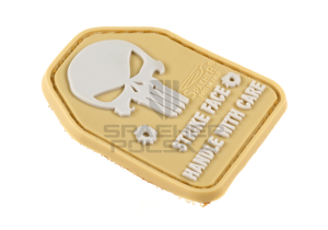 naszywka gumowa patch na rzep naszywka 3d sapi plate punisher