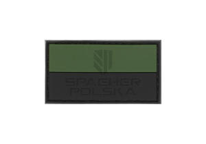 naszywka gumowa patch na rzep naszywka 3d flaga polska ir