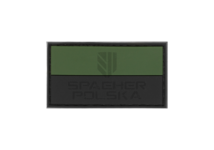 naszywka gumowa patch na rzep naszywka 3d flaga polska ir