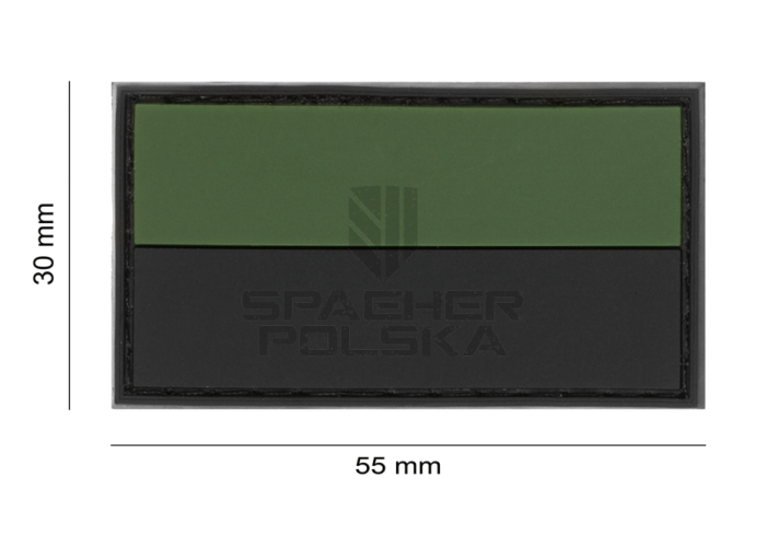 naszywka gumowa patch na rzep naszywka 3d flaga polska ir