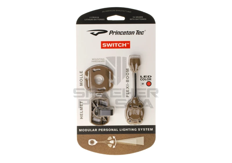 oświetlenie hełmu zestaw SWITCH Modular Personal Lighting System irrd princeton tec
