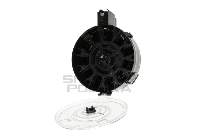 magazynek stalowy bębnowy drum 75rds 75 nabojowy do ak47 na amunicję 7.62x39 kci