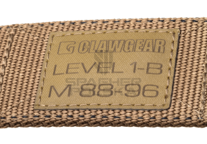pasek taktyczny z klamrą kobra level 1-b clawgear coyote