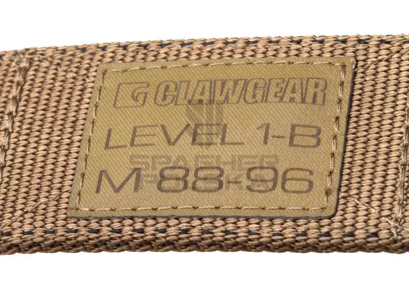 pasek taktyczny z klamrą kobra level 1-b clawgear coyote