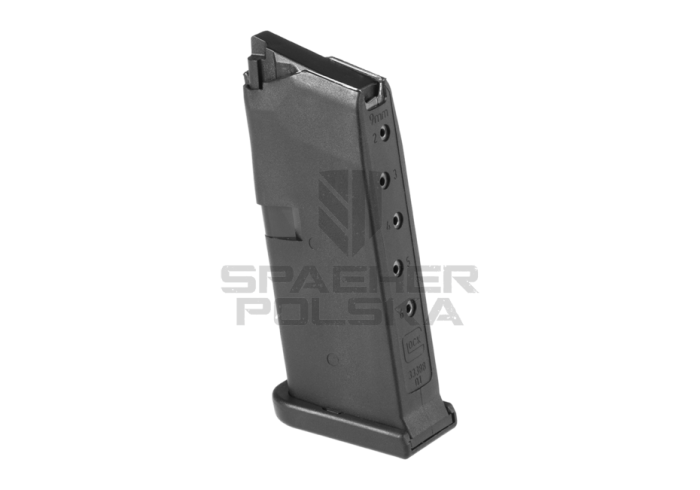 magazynek glock 42 9x19 6rds, magazynek do glocka 42, magazynek glock 9x19, magazynek glock 6 nabojowy