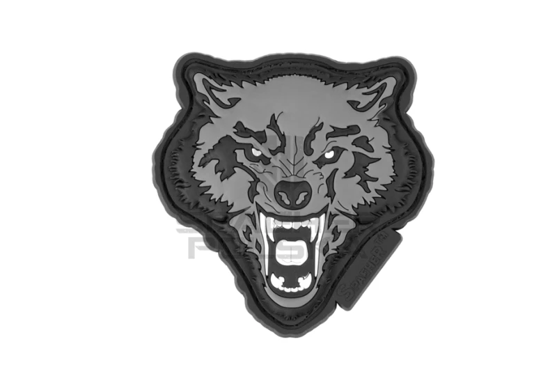 naszywka wolf, patch, naszywka 3d, naszywka gumowa,
