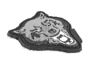 naszywka wolf, patch, naszywka 3d, naszywka gumowa,