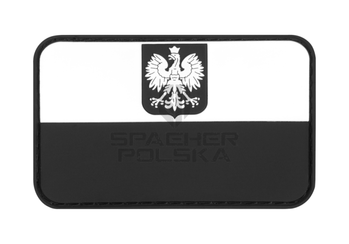 naszywka gumowa, naszywka 3d, naszywka flaga polska z orłem, patch polski, naszywka na mundur, patch na mundur