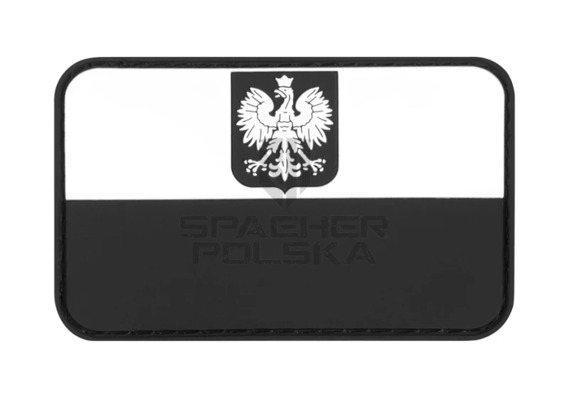 naszywka gumowa, naszywka 3d, naszywka flaga polska z orłem, patch polski, naszywka na mundur, patch na mundur
