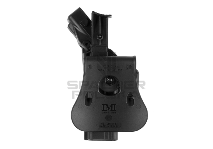 kabura polimerowa do glock 17 level 3 imi defense, kabura na broń, kabura glock 17, akcesoria do broni imi defense,