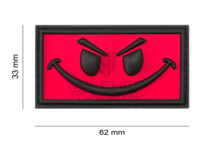 naszywka 3d z rzepem Evil Smile