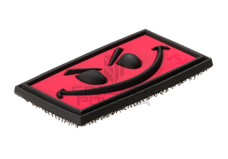 naszywka 3d z rzepem Evil Smile