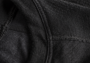 Koszulka z długim rękawem bezszwowa Merino Clawgear black