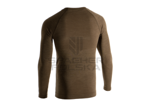 Koszulka z długim rękawem bezszwowa Merino Clawgear stonegrey olive