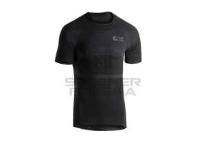 Koszulka z krótkim rękawem bezszwowa Merino Clawgear black