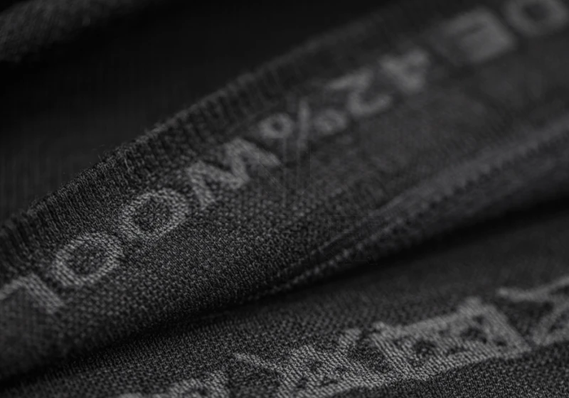 Koszulka z krótkim rękawem bezszwowa Merino Clawgear black