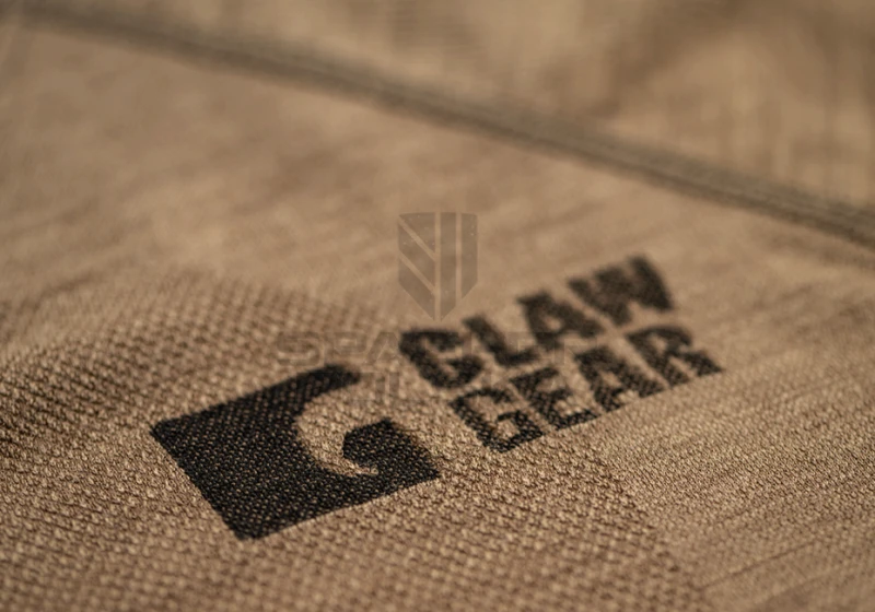 Koszulka z krótkim rękawem bezszwowa Merino Clawgear stonegrey olive