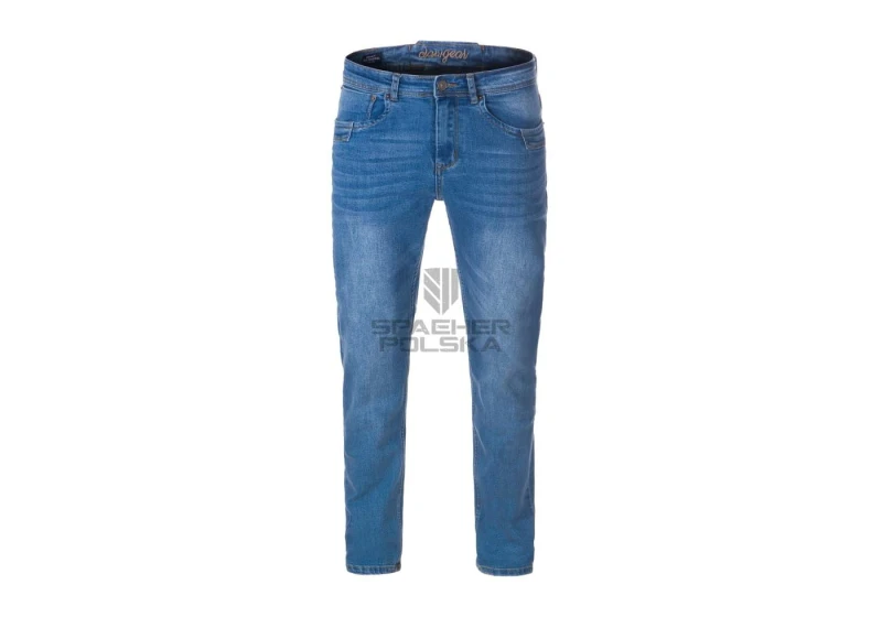 dżinsy spodnie jeansowe clawgear blue denim tactical flex jeans