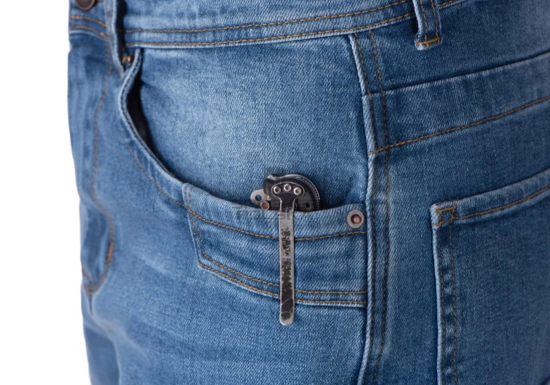 dżinsy spodnie jeansowe clawgear blue denim tactical flex jeans