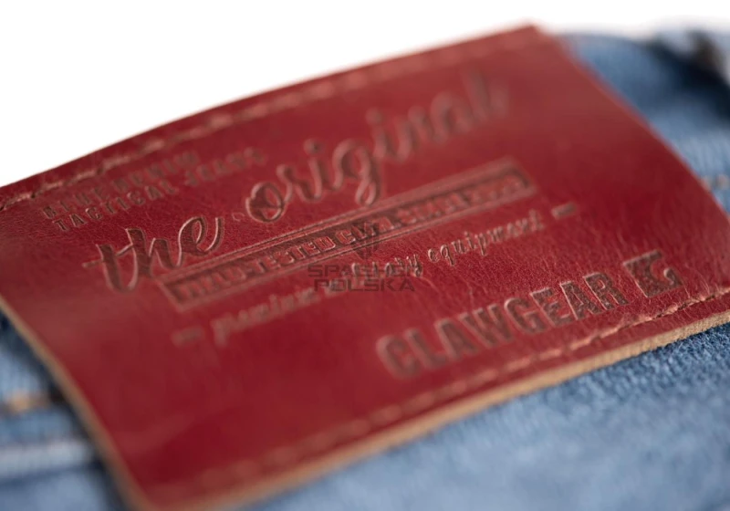 dżinsy spodnie jeansowe clawgear blue denim tactical flex jeans