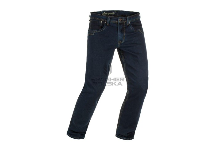 dżinsy spodnie jeansowe clawgear blue denim tactical flex jeans