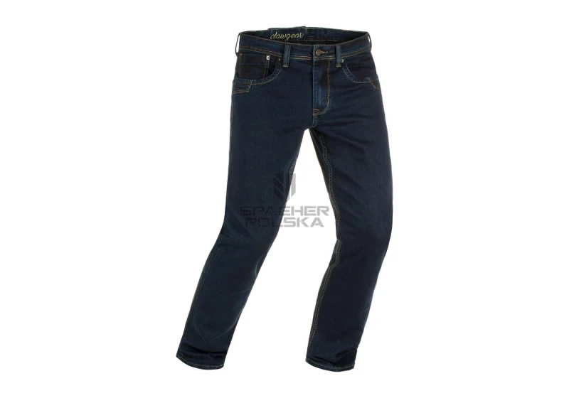 dżinsy spodnie jeansowe clawgear blue denim tactical flex jeans