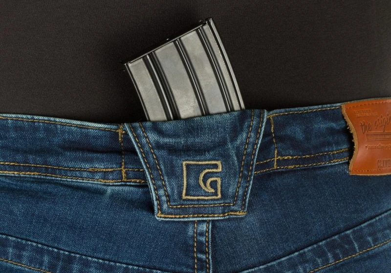 dżinsy spodnie jeansowe clawgear blue denim tactical flex jeans