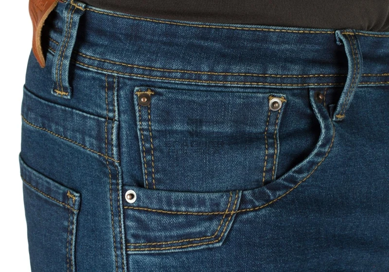 dżinsy spodnie jeansowe clawgear blue denim tactical flex jeans