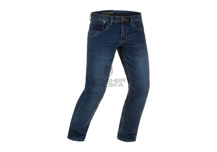 dżinsy spodnie jeansowe clawgear blue denim tactical flex jeans