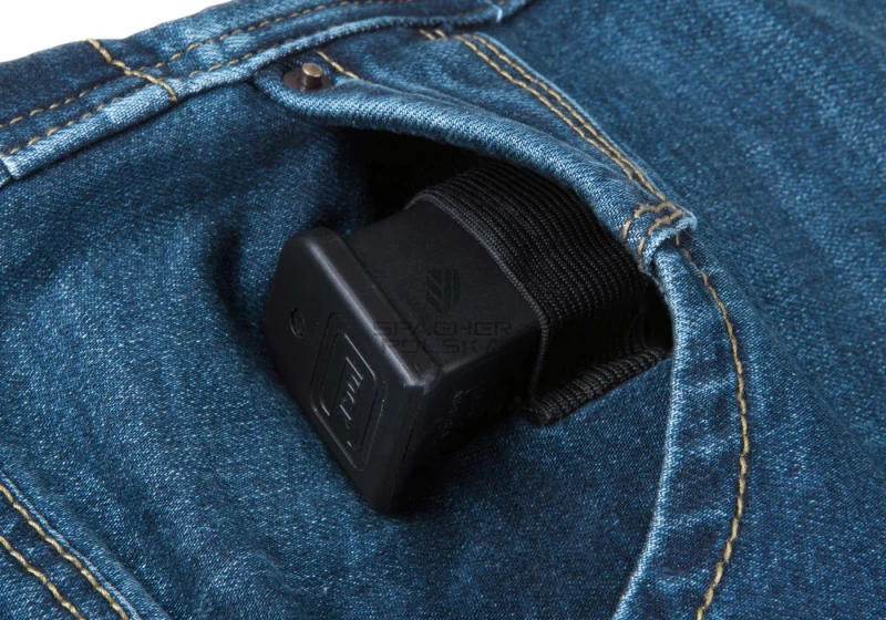 dżinsy spodnie jeansowe clawgear blue denim tactical flex jeans