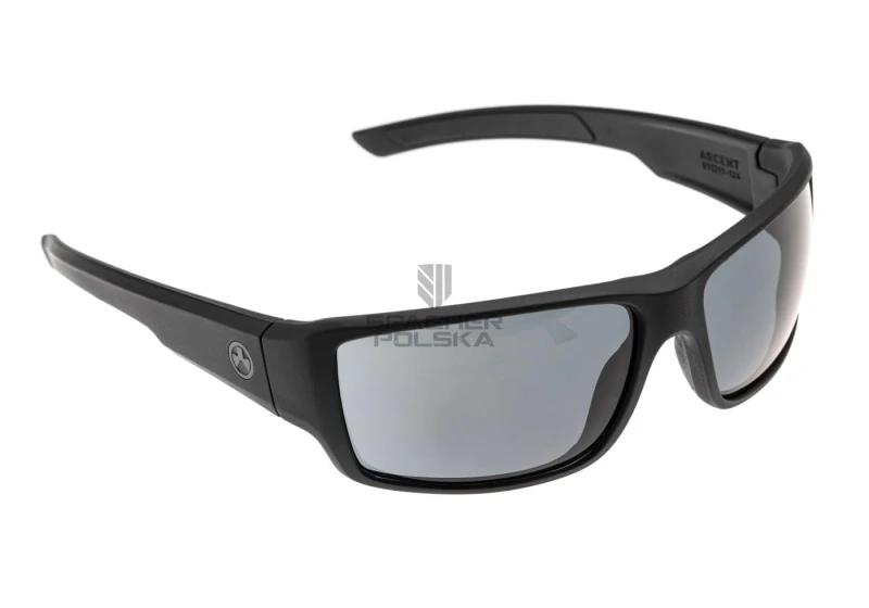 okulary balistyczne okulary taktyczne magpul ascent MAG1132 black frame grey lens czarna oprawka szara soczewka