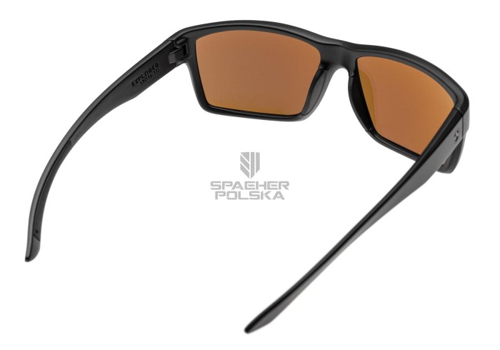 okulary taktyczne okulary balistyczne explorer polaryzacyjne magpul MAG1147 ramka czarna soczewka brązowa lustro niebieskie