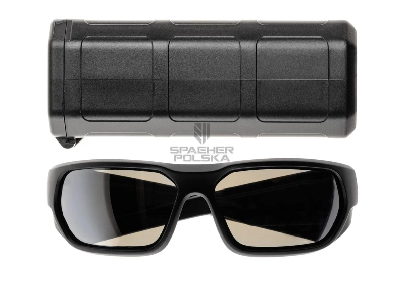 okulary balistyczne okulary taktyczne radius polaryzacyjne magpul MAG1145 oprawka czarna soczewka szara lustro srebrne