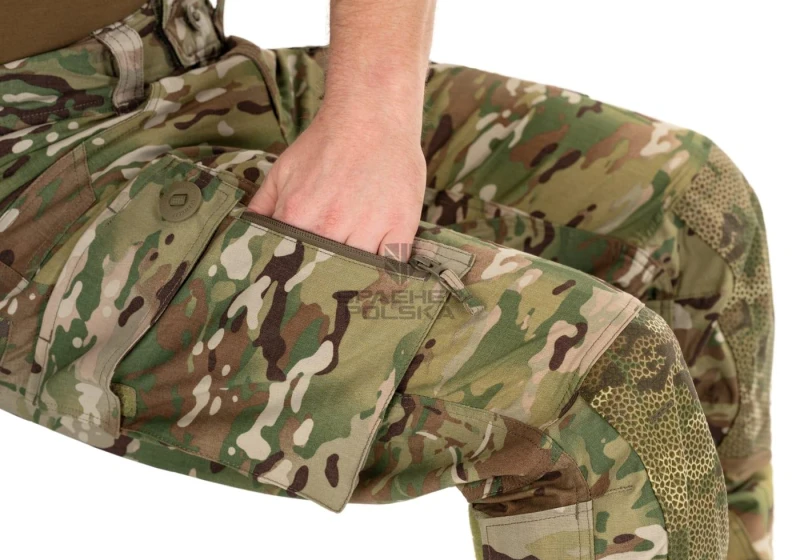 spodnie bojowe spodnie militarne raider mk. v ats clawgear multicam