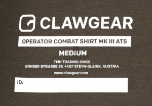 operator combat shirt mk III ats clawgear